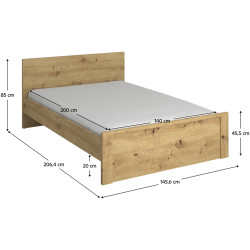 Pat Tempo Kondela Airon 140x200 (Artisan Oak) Thumb