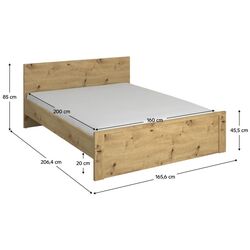 Pat Tempo Kondela Airon 160x200 (Artisan Oak) Thumb