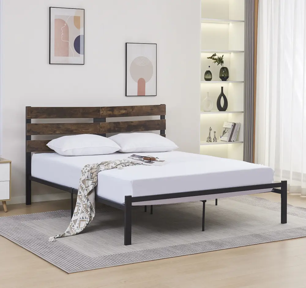 Pat Tempo Kondela Aneya 180x200 (Rustic Oak/Black)