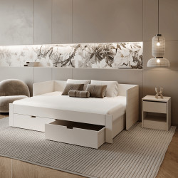 Кровать Tempo Kondela Antony 90/180x200 (White) Thumb