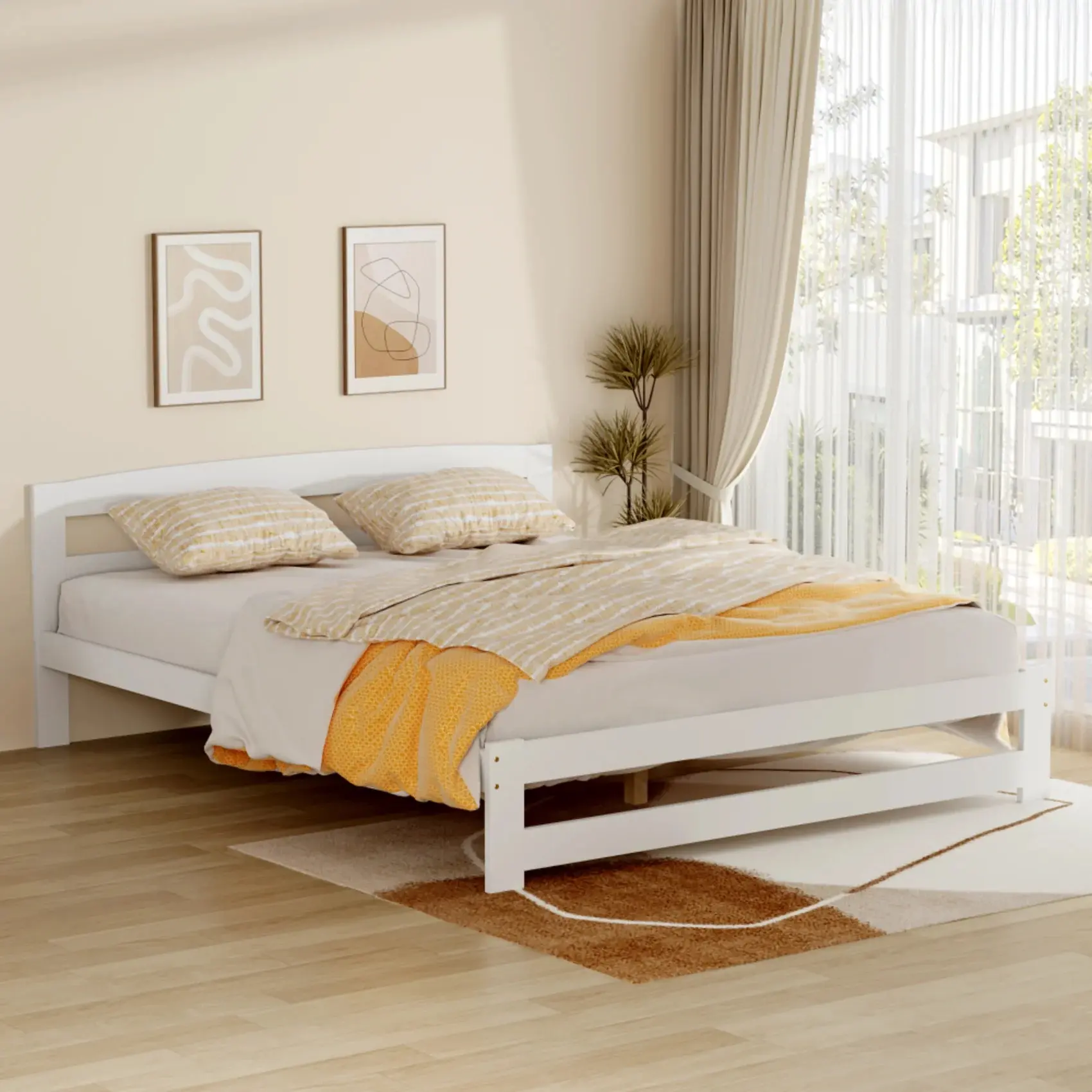Кровать Tempo Kondela Azra 160x200 (White) - 6