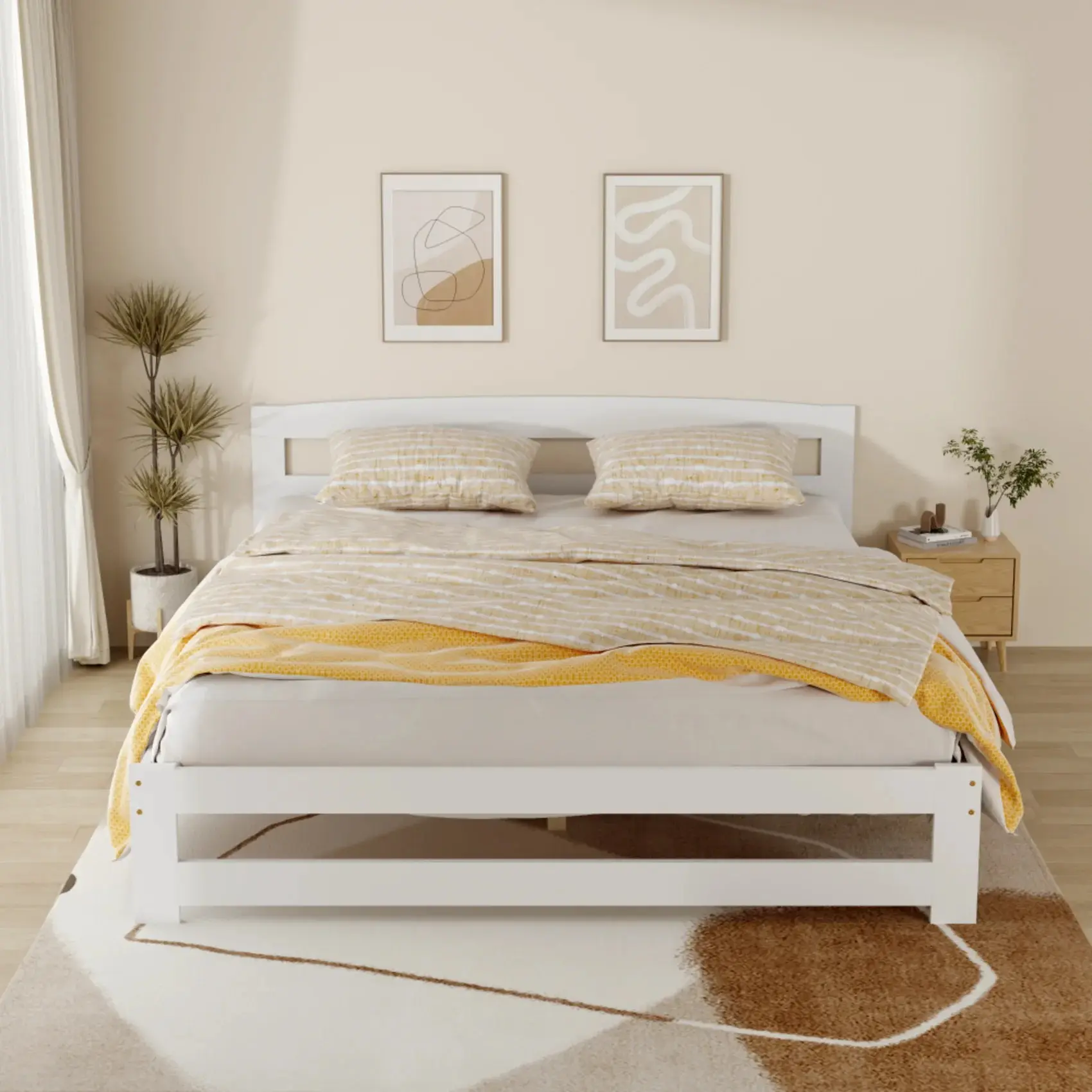 Кровать Tempo Kondela Azra 160x200 (White) - 7