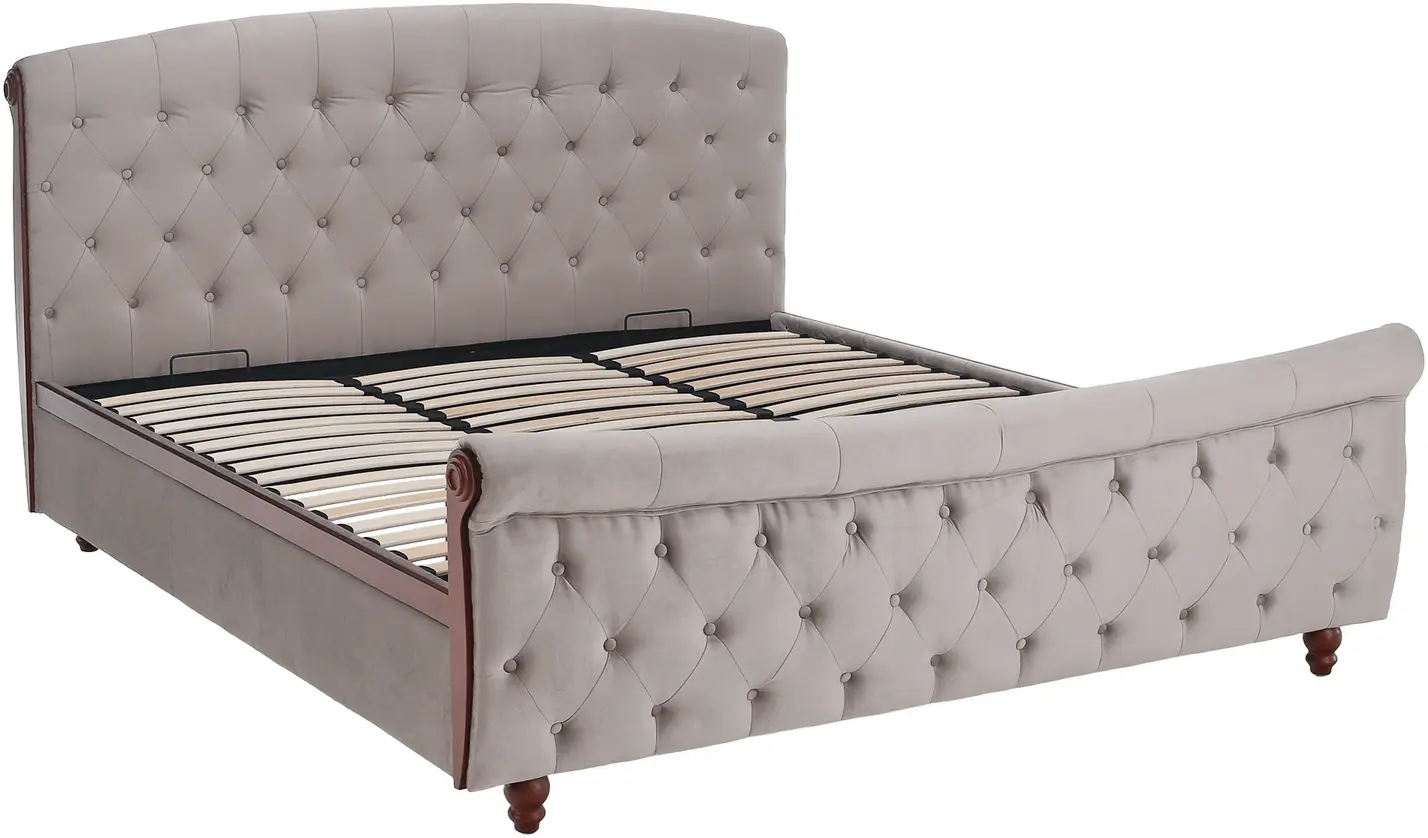 Кровать Tempo Kondela Bareto 180x200 (Gray Brown)