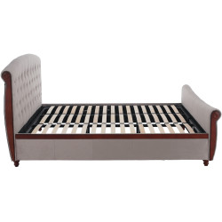 Кровать Tempo Kondela Bareto 180x200 (Gray Brown) Thumb