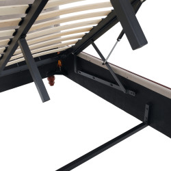 Кровать Tempo Kondela Bareto 180x200 (Gray Brown) Thumb