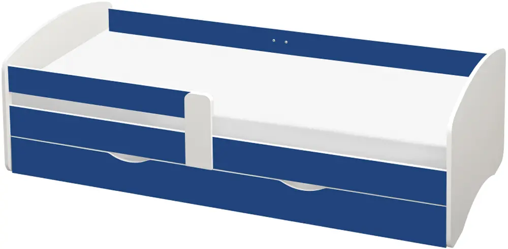 Кровать Tempo Kondela Cocolino 90x200 (White/Blue)