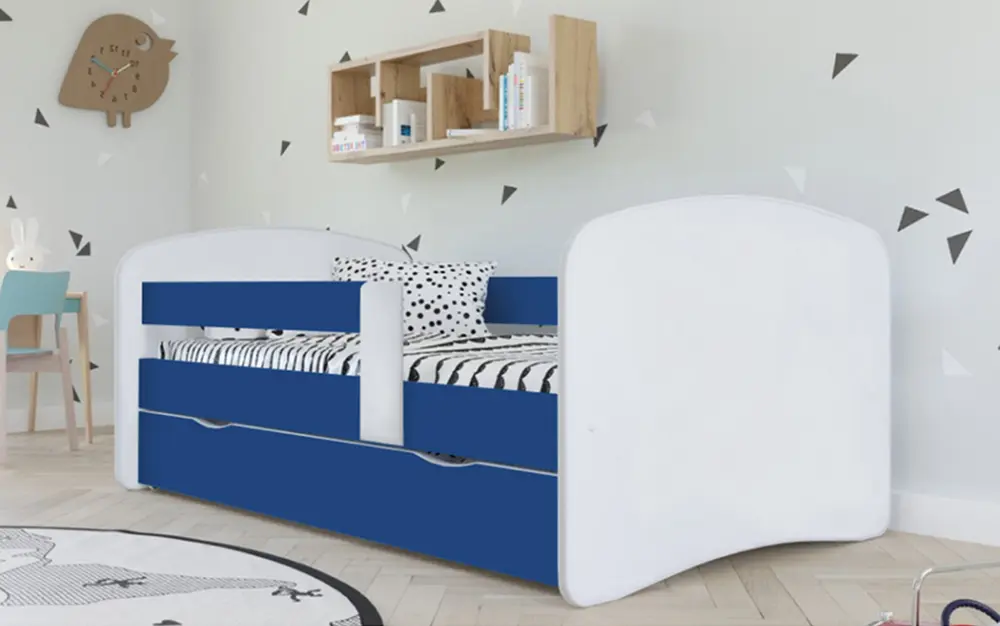 Кровать Tempo Kondela Cocolino 90x200 (White/Blue)