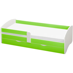 Кровать Tempo Kondela Cocolino 90x200 (White/Green) Thumb