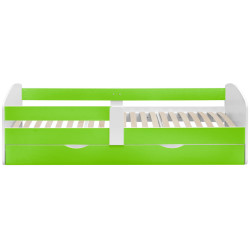 Кровать Tempo Kondela Cocolino 90x200 (White/Green) Thumb