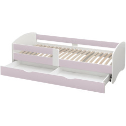 Кровать Tempo Kondela Cocolino 90x200 (White/Pink) Thumb