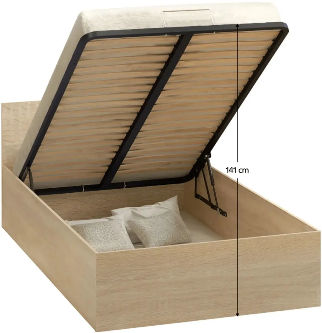 Кровать Tempo Kondela Doli 120x200 (Sonoma Oak)