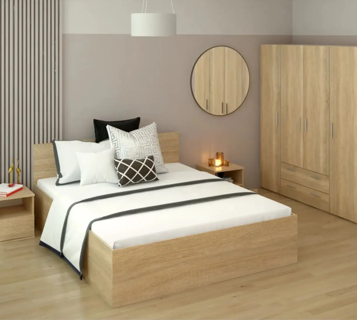 Pat Tempo Kondela Doli 160x200 (Sonoma Oak)