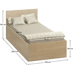 Pat Tempo Kondela Doli 90x200 (Sonoma Oak) Thumb