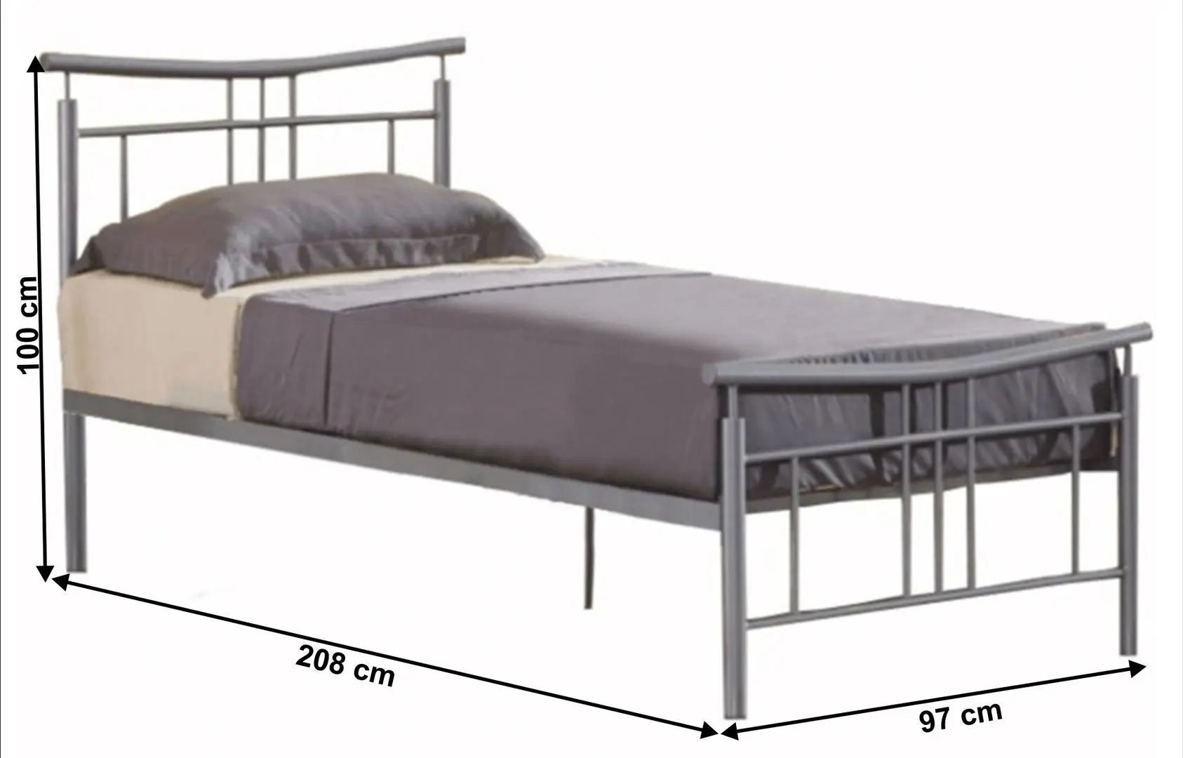 Pat Tempo Kondela Dorado New 90x200 (Silver)