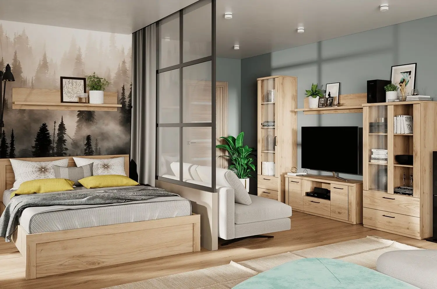 Pat Tempo Kondela Dorsi 120x200 (Navarra Oak)