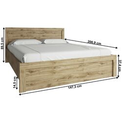 Pat Tempo Kondela Dorsi 140x200 (Navarra Oak) Thumb