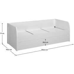 Pat Tempo Kondela Erodin 2S 90x200 (White) Thumb