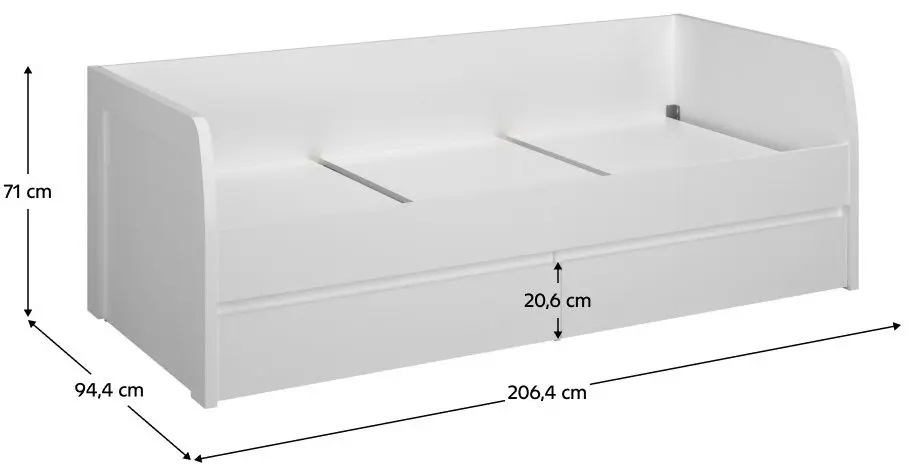 Pat Tempo Kondela Erodin 2S 90x200 (White)