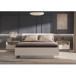 Pat Tempo Kondela Eyco 160x200 (Cashmere/Castello Oak)