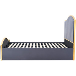 Pat Tempo Kondela Georgia 160x200 (Dark Gray/Golden) Thumb