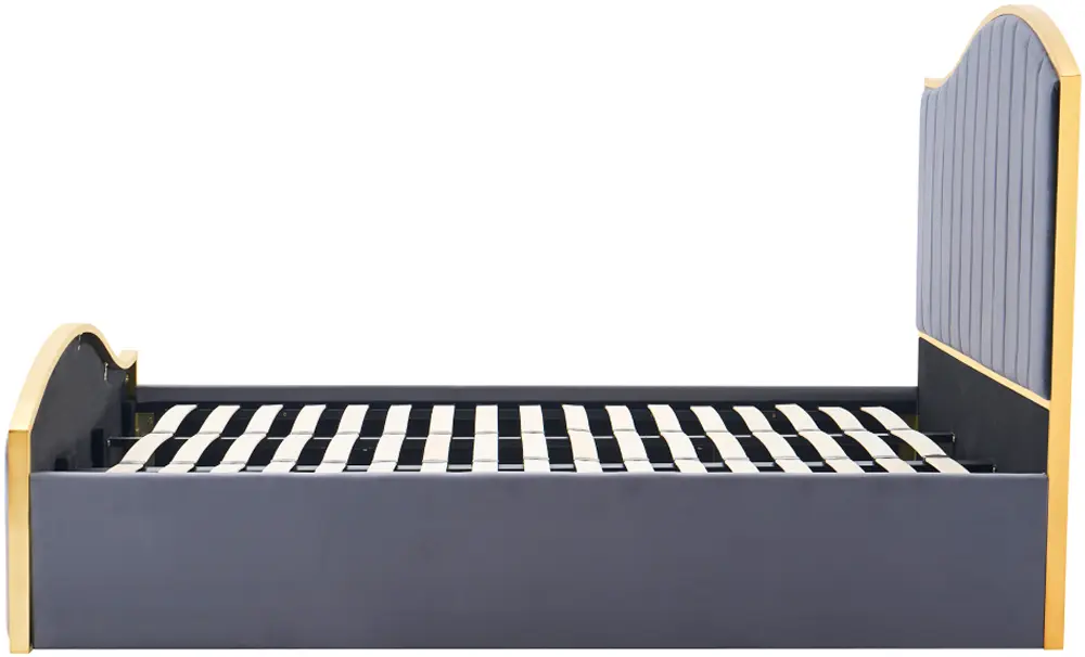 Pat Tempo Kondela Georgia 160x200 (Dark Gray/Golden)