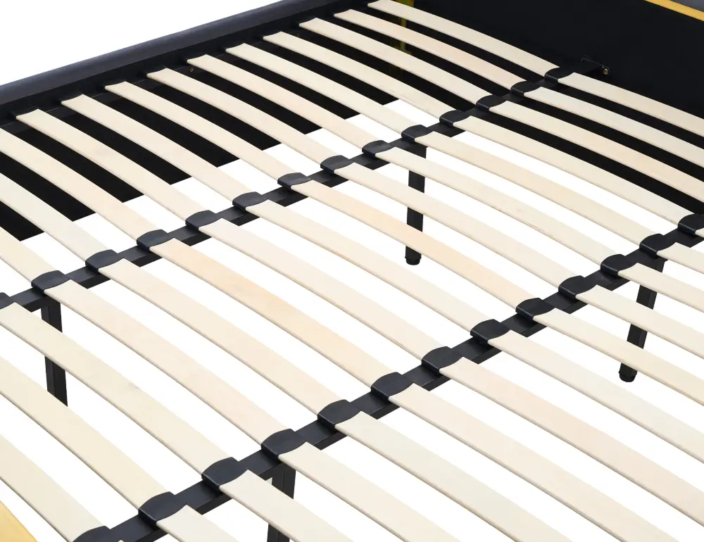 Pat Tempo Kondela Georgia 180x200 (Dark Gray/Golden)