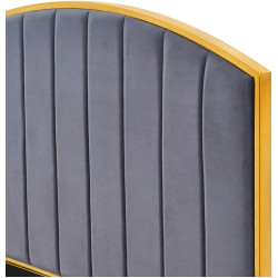 Pat Tempo Kondela Georgia 180x200 (Dark Gray/Golden) Thumb