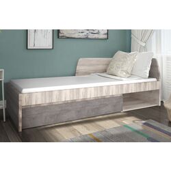 Кровать Tempo Kondela Jesi 90x200 (Nairobi Chestnut/Onyx)