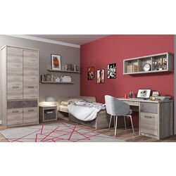 Pat Tempo Kondela Jesi 90x200 (Nairobi Chestnut/Onyx) Thumb