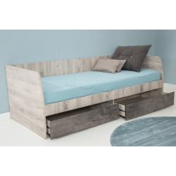 Pat Tempo Kondela Jesi New 2S 90x200 (Nairobi Chestnut/Onyx)