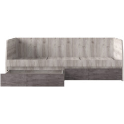 Pat Tempo Kondela Jesi New 2S 90x200 (Nairobi Chestnut/Onyx) Thumb