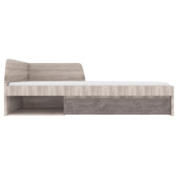 Кровать Tempo Kondela Jesi New 90x200 (Nairobi Chestnut/Onyx) Thumb