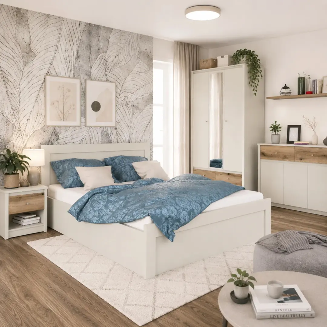 Кровать Tempo Kondela Karos 160x200 (Cashmere)
