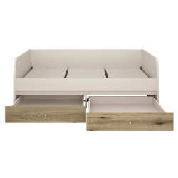 Кровать Tempo Kondela Karos 2S (Cashmere/Evoke Oak) Thumb