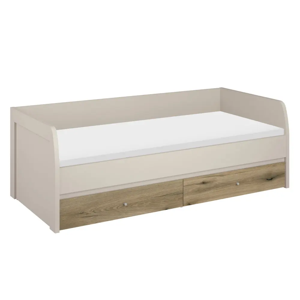 Кровать Tempo Kondela Karos 2S (Cashmere/Evoke Oak)