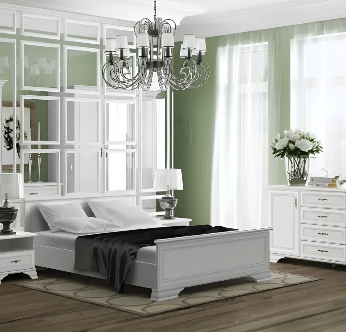 Кровать Tempo Kondela Kentak 160x200 (White)