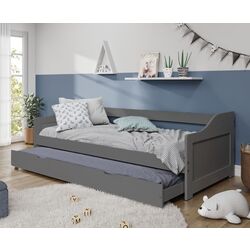 Pat Tempo Kondela Laura New cu pat retractabil 90x200 (Gray) Thumb