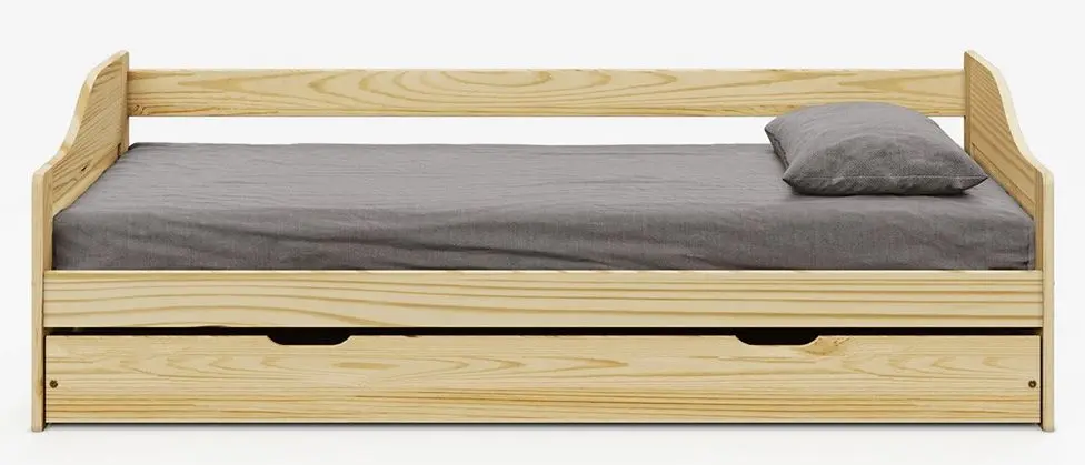 Кровать Tempo Kondela Laura New с выдвижной кроватью 90x200 (Natural) - 2