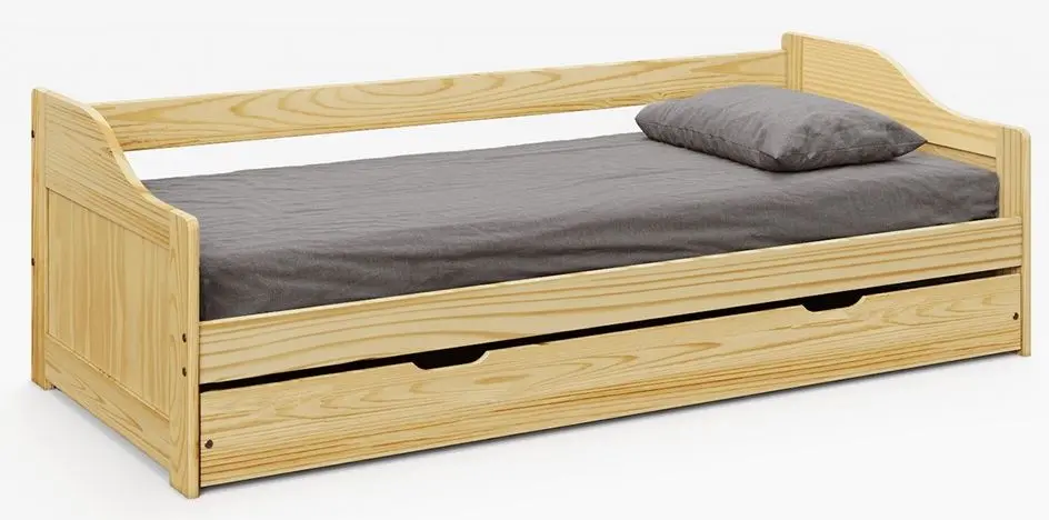 Кровать Tempo Kondela Laura New с выдвижной кроватью 90x200 (Natural) - 3