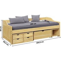 Pat Tempo Kondela Maxi New 90x200 (Natural) Thumb