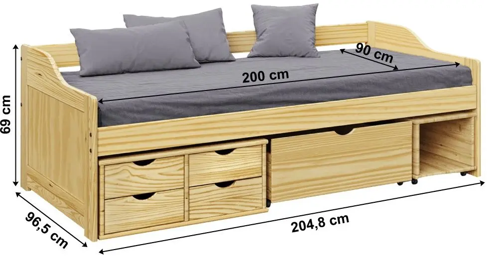 Pat Tempo Kondela Maxi New 90x200 (Natural)