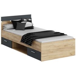 Кровать Tempo Kondela Michigan 90x200 (Artisan Oak/Graphite) Thumb