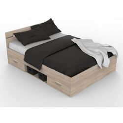 Кровать Tempo Kondela Michigan New 140x200 (Sonoma Oak) Thumb