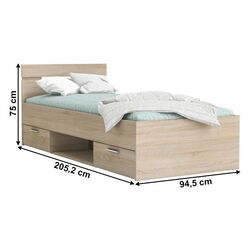 Pat Tempo Kondela Michigan New 90x200 (Sonoma Oak) Thumb