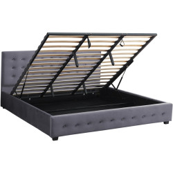 Кровать Tempo Kondela Mindy подъемный механизм 180x200 (Grey) Thumb