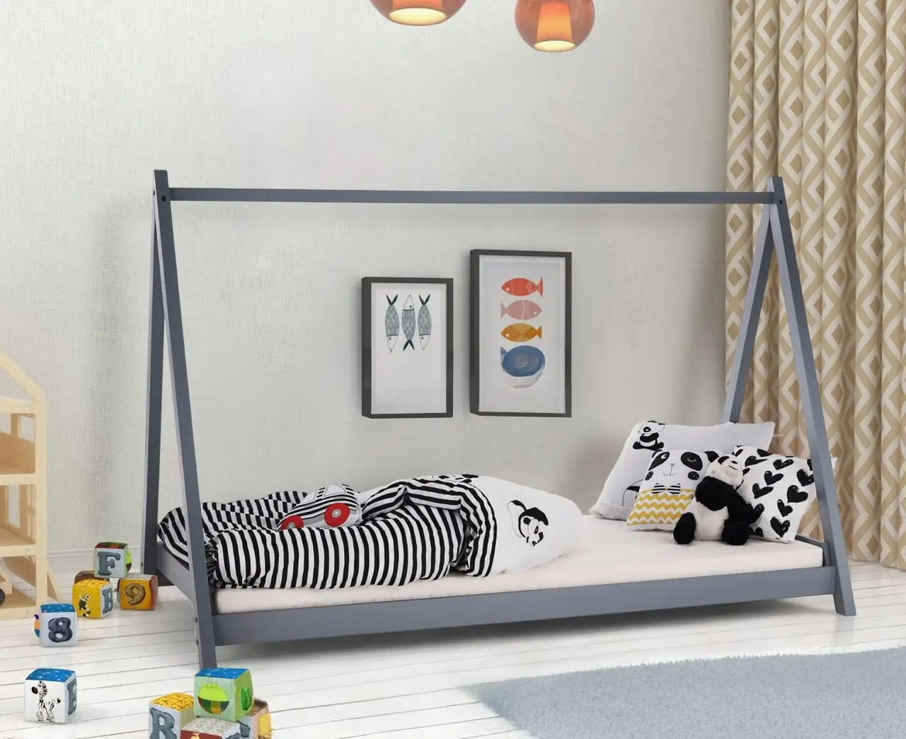 Pat Tempo Kondela Montessori Grosi 90x202 (Grey)