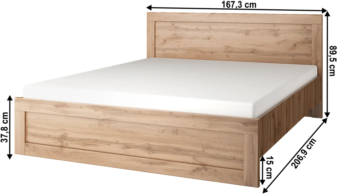 Pat Tempo Kondela Moratiz 160x200 (Wotan Oak)