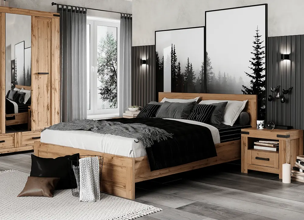 Pat Tempo Kondela Moratiz 180x200 (Wotan Oak)