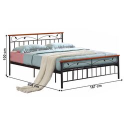 Pat Tempo Kondela Morena New 160x200 (Black/Cherry) Thumb