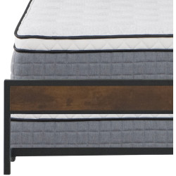 Кровать Tempo Kondela Nordo 160x200 (Black/Grey) Thumb